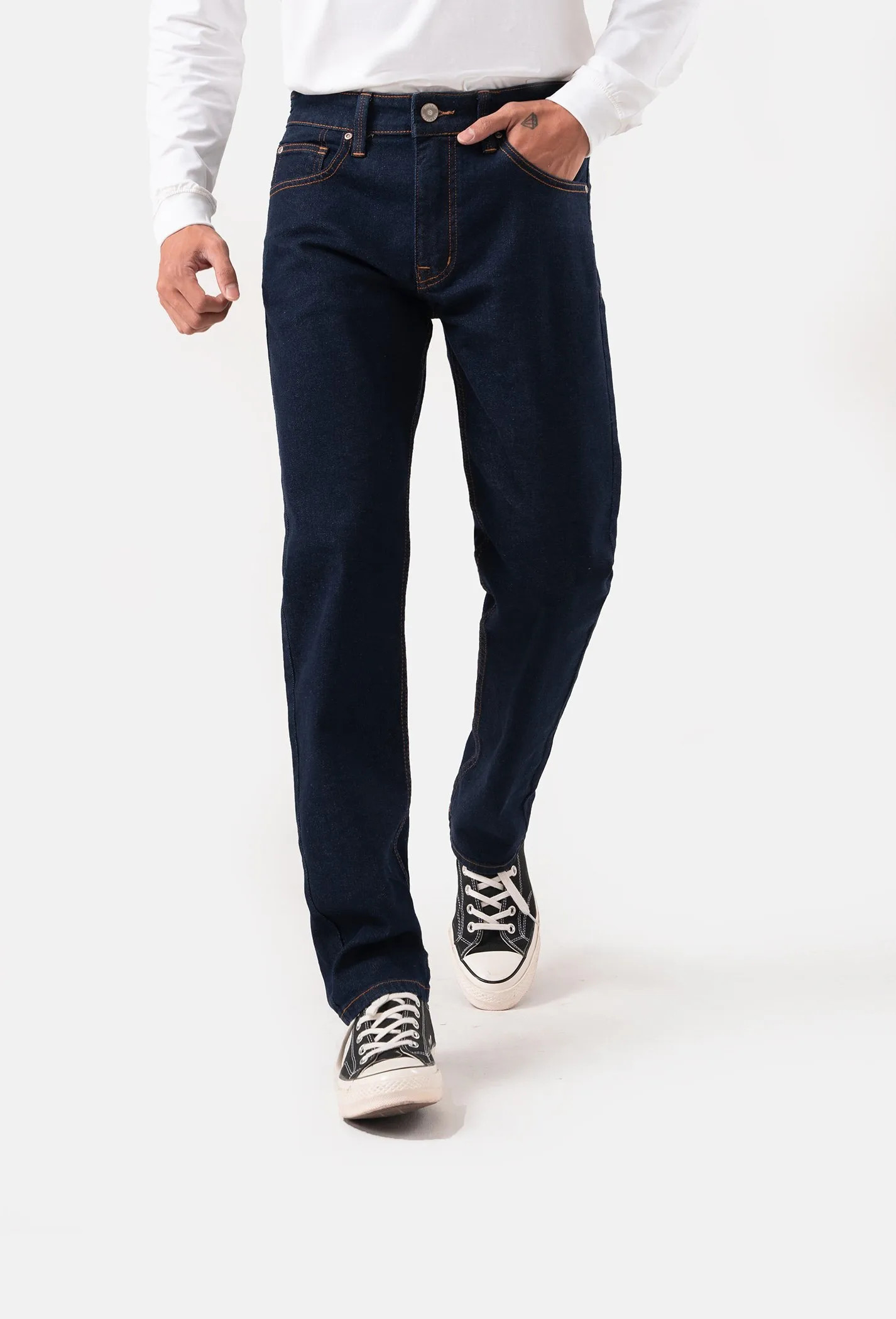 Quần Jeans  Nam Clean Denim dáng Regular S2