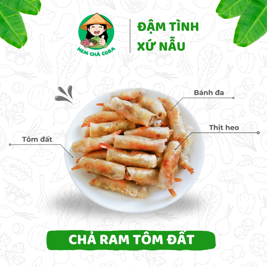 Đặc Sản Chả Ram Tôm Đất 500gram – Hàng Chính Gốc CoBa
