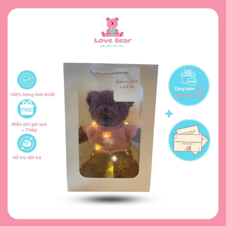 Quà tặng gấu bông Teddy SET6