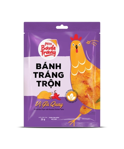 Bánh Tráng Trộn Vị Gà Quay