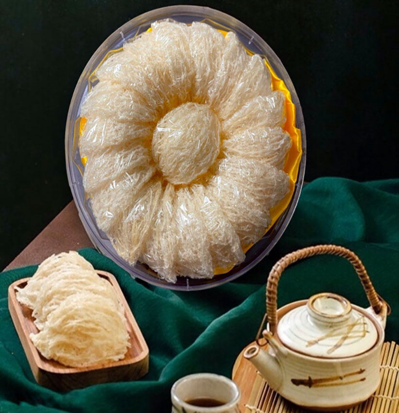 Yến sào đảo thiên nhiên Khánh Hòa tinh chế – Hộp 100g